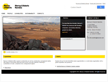 Tablet Screenshot of namibia.murrob.com